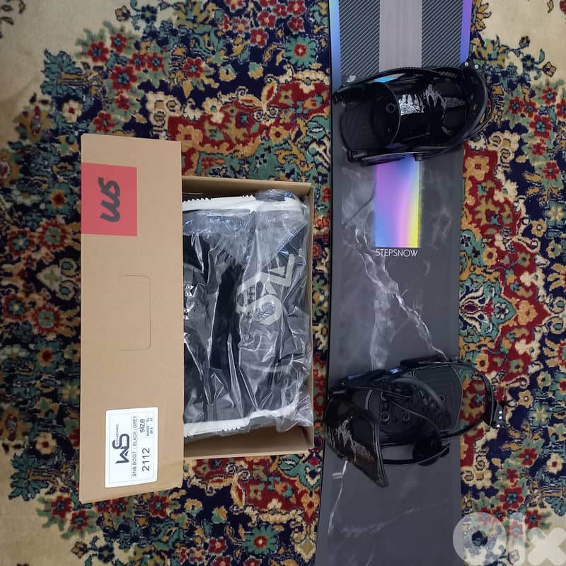 Brand New All Mountain True twin Snowboard + Bindings + Boots 0
