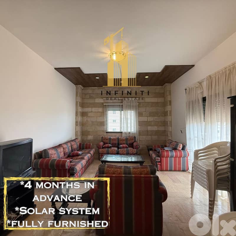 Apartment for rent in Badghan,Aley شقة للإيجار في بدغان 0