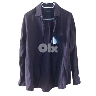 Massimo dutti 100% linen slim fit shirt - Size S