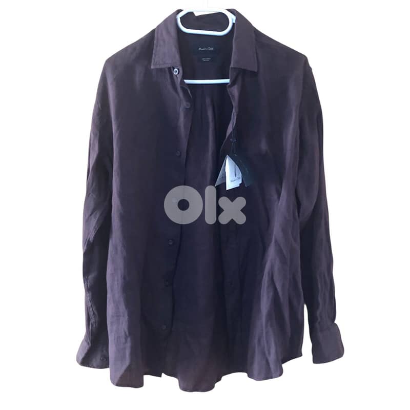 Massimo dutti 100% linen slim fit shirt - Size S 4