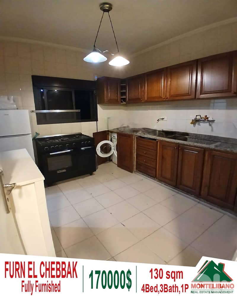 Fully Furnished 130 sqm Apartment For Sale in Furn El Chebbak 0