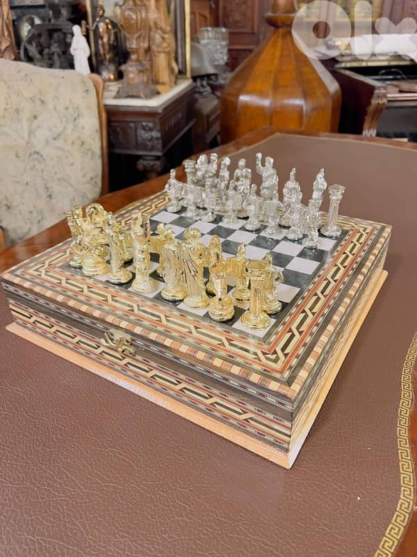 wooden chess table 2