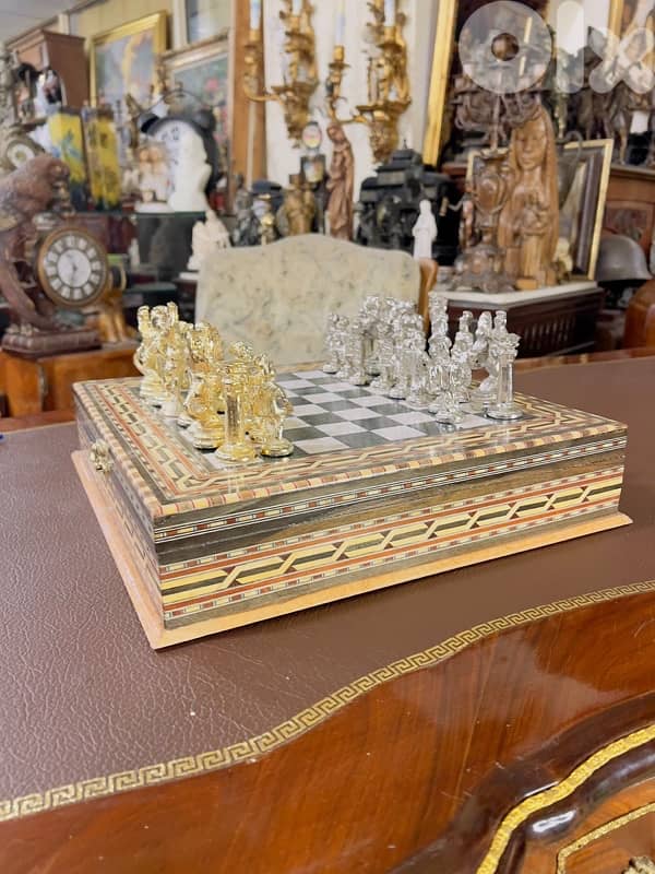 wooden chess table 3