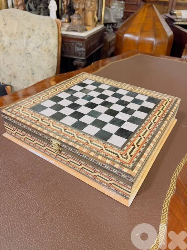 wooden chess table 6