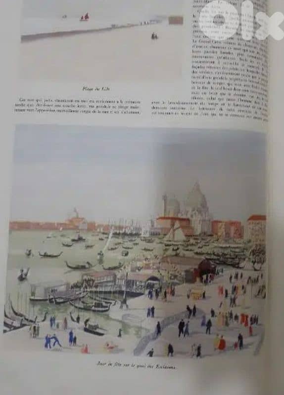 مجلد يحوي أعداد من مجلة فرنسية قديمة  بين عامي 1920 الى 1930 6