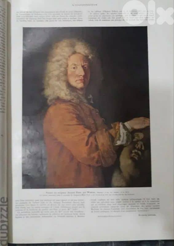 مجلد يحوي أعداد من مجلة فرنسية قديمة  بين عامي 1920 الى 1930 10