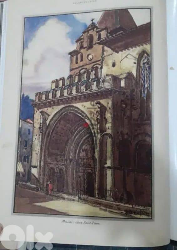 مجلد يحوي أعداد من مجلة فرنسية قديمة  بين عامي 1920 الى 1930 12