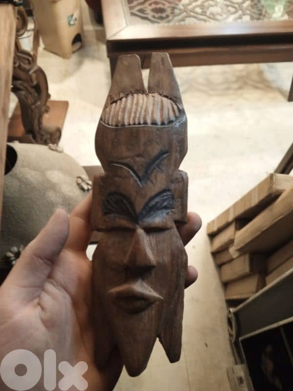 small wooden face masks 1