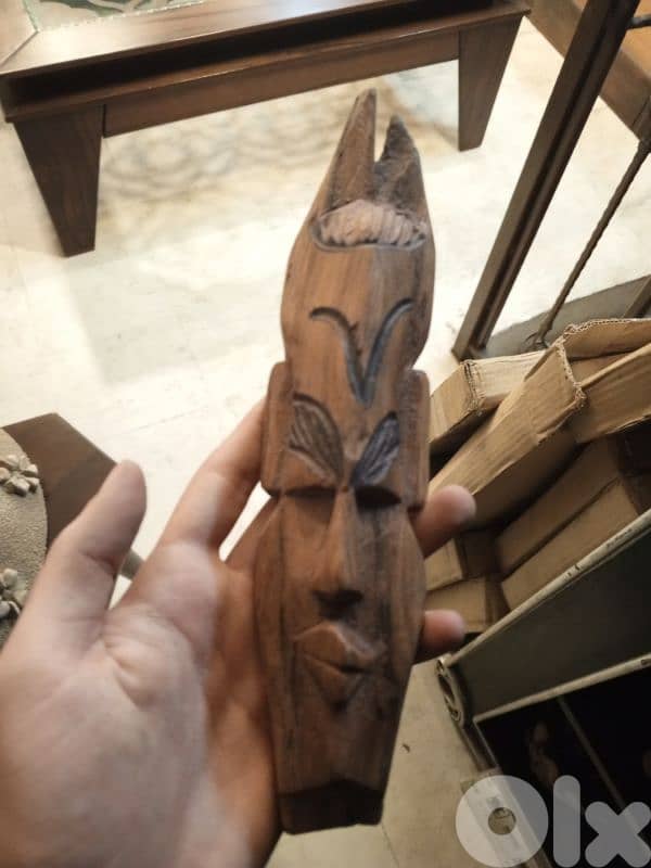 small wooden face masks 2