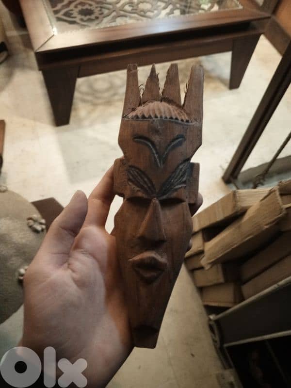 small wooden face masks 4