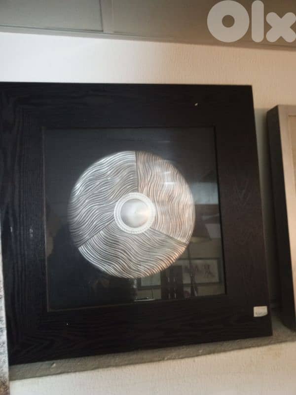 Framed metal mural 0