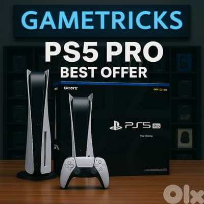 Playstation PS5 PRO console with dualsense