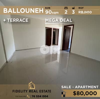 Apartment for sale in Ballouneh RBJH10 شقة للبيع في بلونة
