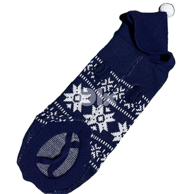 Winter Sweater For Small Dogs - Blue 1