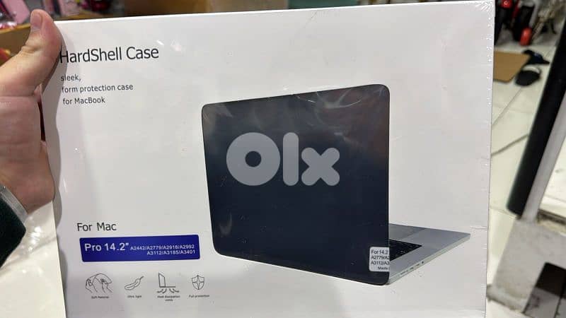 hardshell case macbook pro 14.2 inch black 0