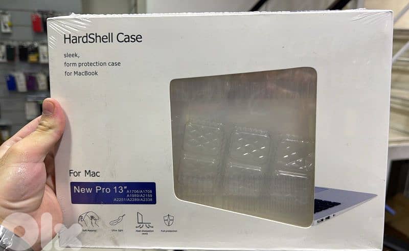 Hardshell case toughshell macbook pro 13 inch clear 0