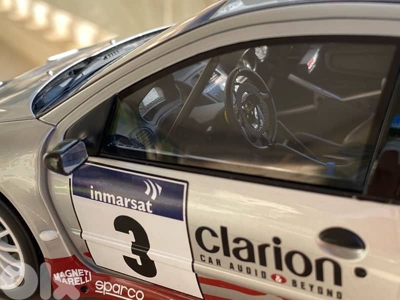 peugeot rally wrc scale 1/18 diecast model car 7