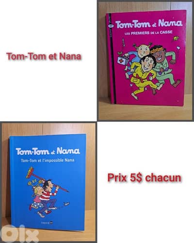 Tom-Tom et Nana 4 volumes , excellent condition