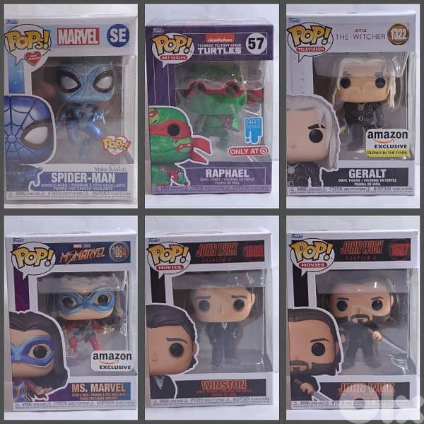 Funko pop , only these available ! 3