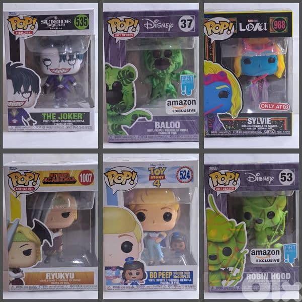 Funko pop , only these available ! 4