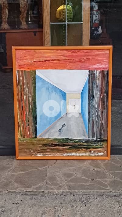 لوحة رسم زيتي اوروبية