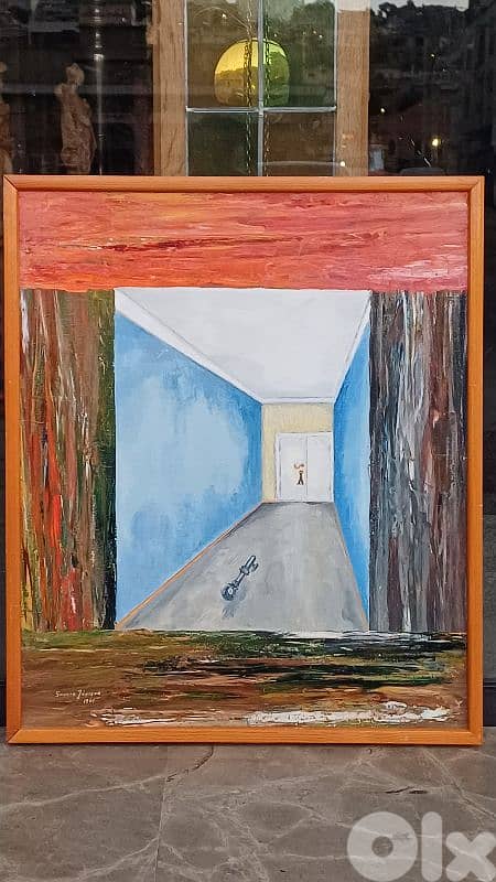 لوحة رسم زيتي اوروبية 2