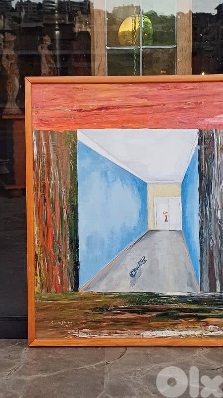 لوحة رسم زيتي اوروبية 4