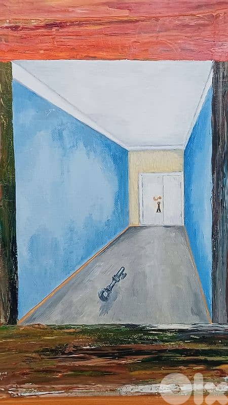 لوحة رسم زيتي اوروبية 5