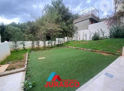 apartment for sale in ajaltoun 240m + 180m garden / شقة للبيع عجلتون