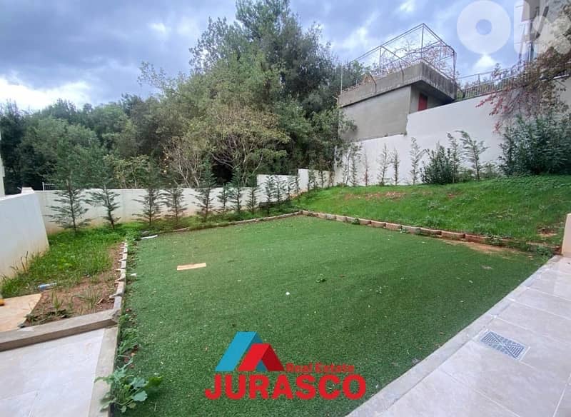 apartment for sale in ajaltoun 240m + 180m garden / شقة للبيع عجلتون 0