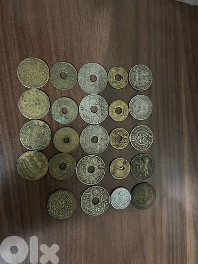 عملات قديمة / old coins from Lebanon and Syria