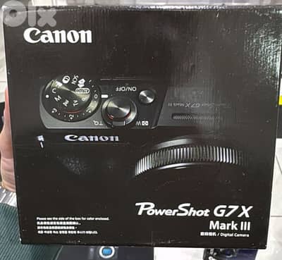 Canon camera powershot G7X Mark III