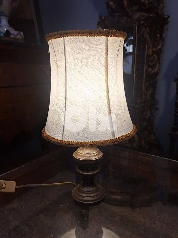 pair of antique bronze lamps 2