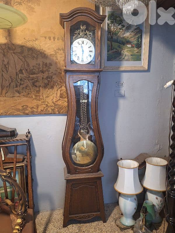 morbier grandfather french clock 0
