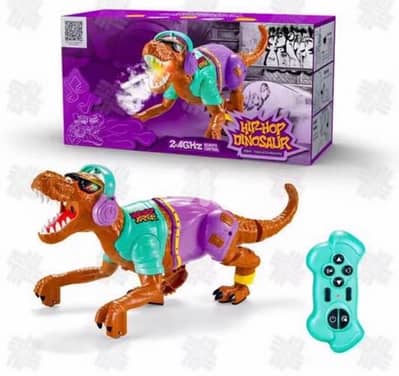 Kids toy Rc Dinosaur ديناصور لعبة مع بخار / Stunt Car robot rc