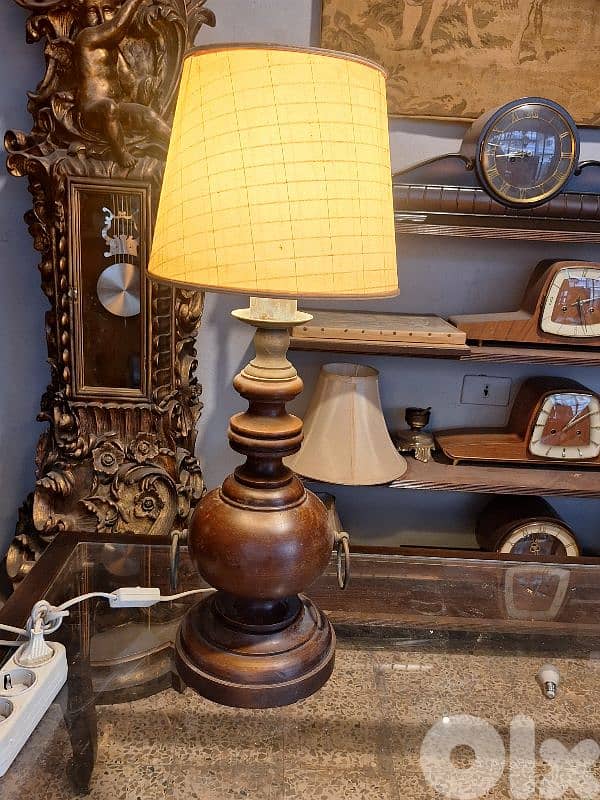 large wooden lamp 1