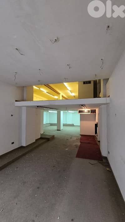 shop for rent 2 floors furn el chebbak
