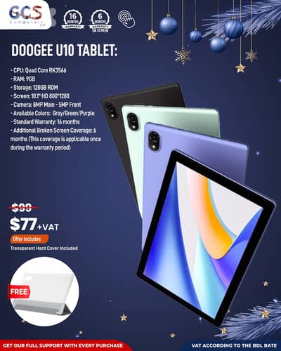 DOOGEE U10 Tablet