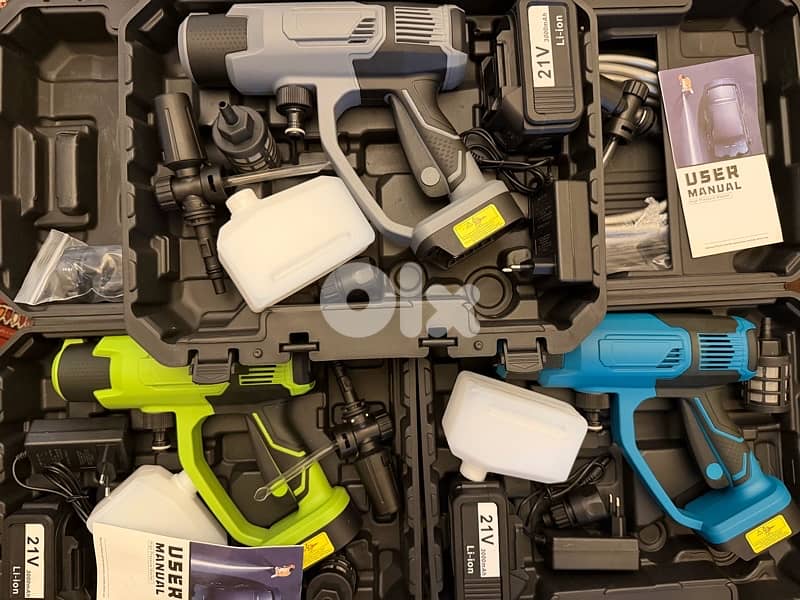 washing gun battery powered high quality with level screen 0