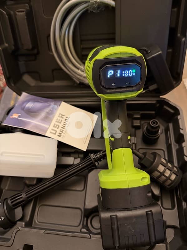 washing gun battery powered high quality with level screen 2