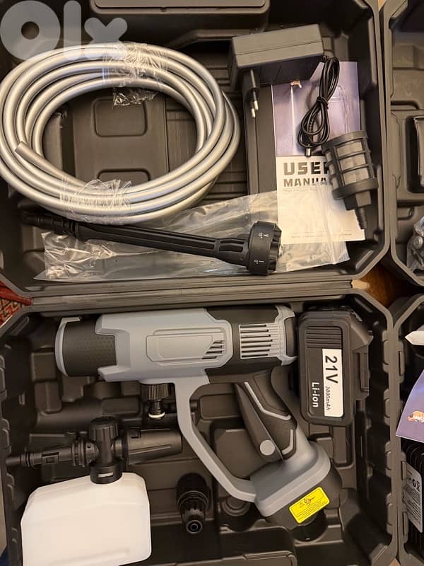 washing gun battery powered high quality with level screen 3