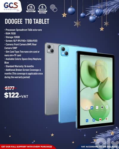 DOOGEE T10 Tablet: