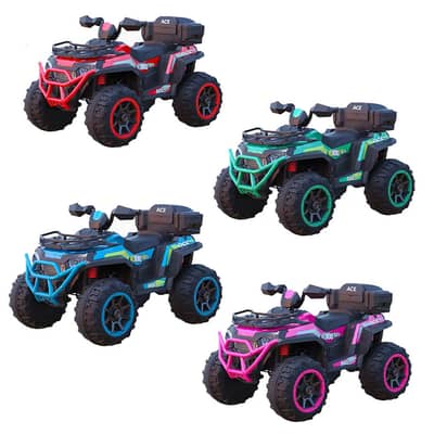 Electric Car with 4-Wheel Drive Motors 12V-سيارة كهربائية مع نظام دفع