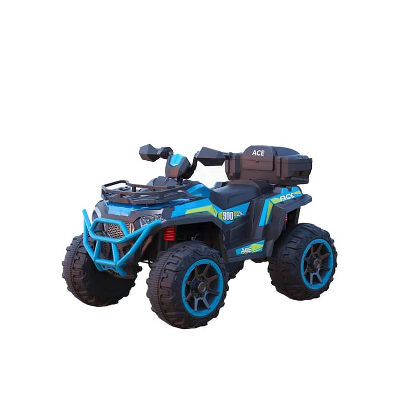 Electric Car with 4-Wheel Drive Motors 12V-سيارة كهربائية مع نظام دفع 3