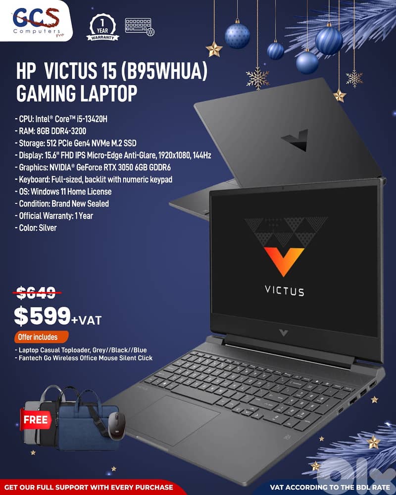 HP  Victus 15 (B95WHUA) Gaming Laptop 0
