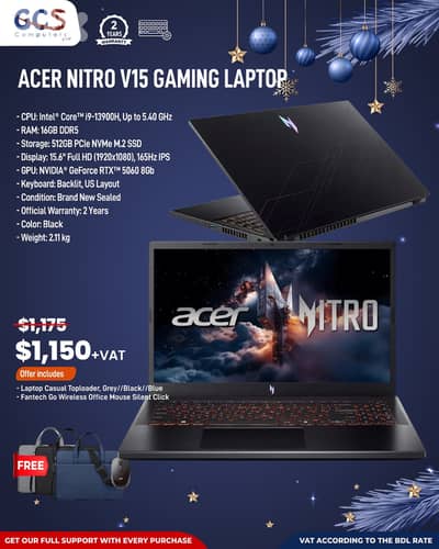 Acer Nitro V15 Gaming Laptop