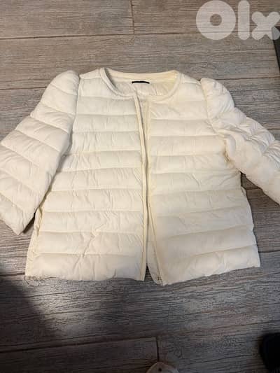 coat, winter, white , woman