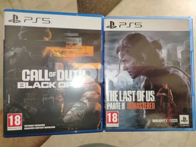 Black Ops 6 and The Last of Us Part 2 PS5