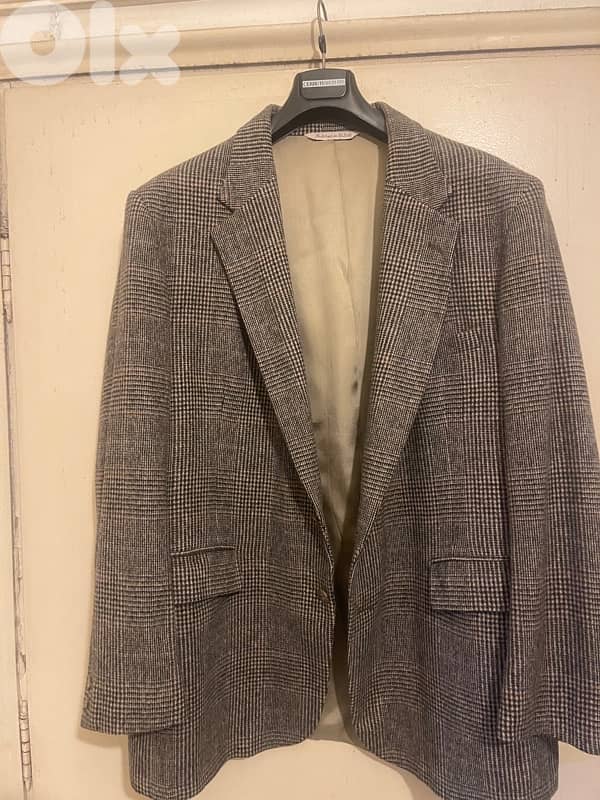STAFFORD blazer size 56 brown 1