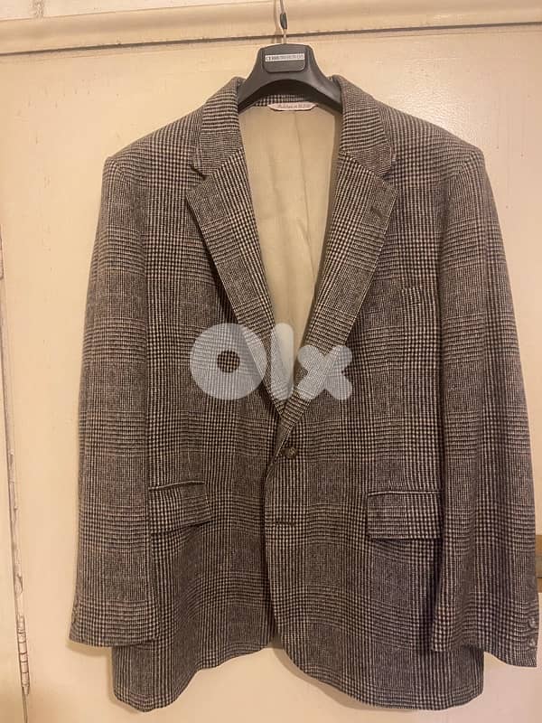 STAFFORD blazer size 56 brown 3